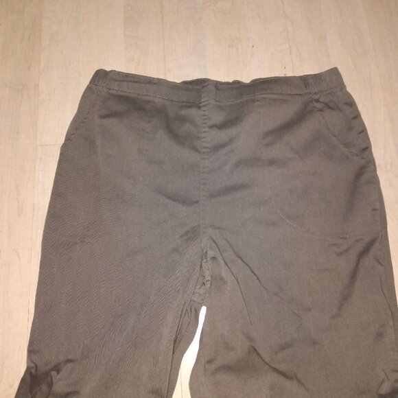 Croft & barrow womans Brown elastic band waist - Picture 2 of 4
